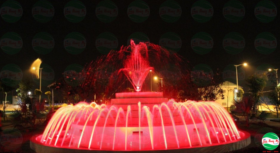 Phun nước nghệ thuật biệt thự Aroma Becamex